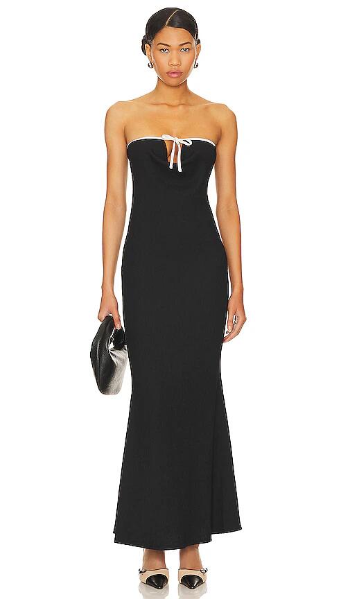 LIONESS Illuminating Maxi Dress in Black Cover