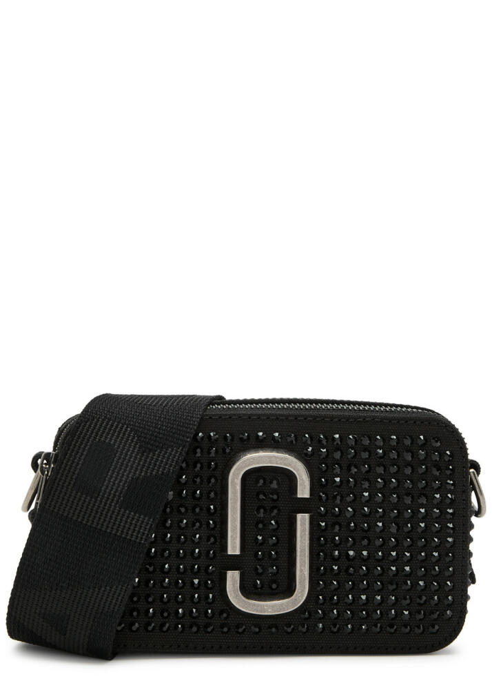 Marc Jacobs The Snapshot Canvas Crystal-embellished Cross-body bag - Black Cover