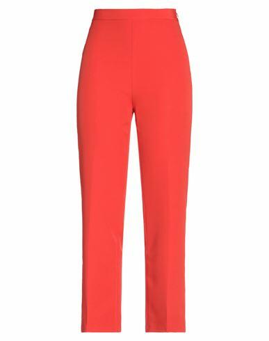 Kate By Laltramoda Woman Pants Orange Polyester, Elastane Cover