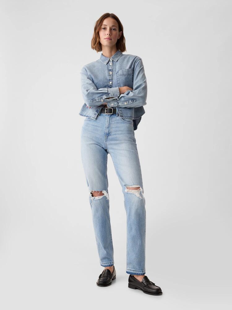 Gap High Rise Cheeky Straight Jeans Cover