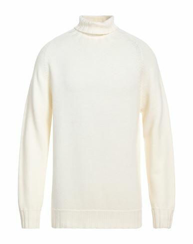 H953 Man Turtleneck Ivory Merino Wool Cover