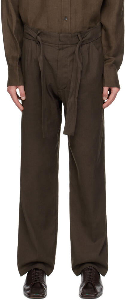 COMMAS Brown Tailored Trousers Cover