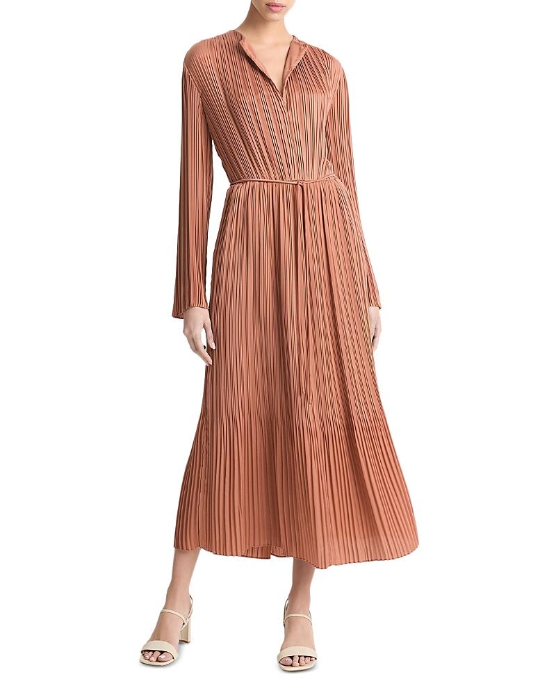 Vince Pleated Midi Dress Cover