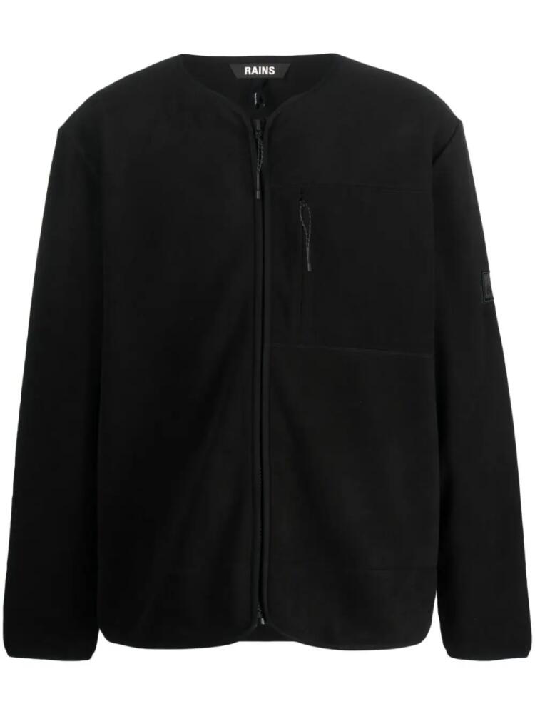 Rains plain fleece jacket - Black Cover