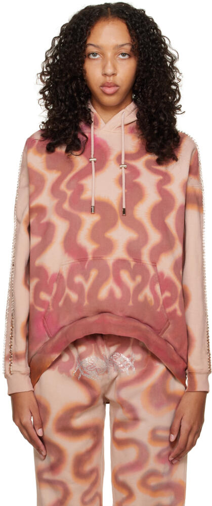 Collina Strada Pink Round Hem Hoodie Cover