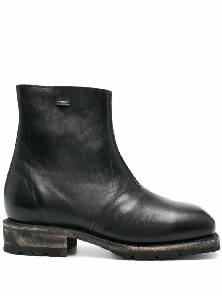 OUR LEGACY leather ankle boots - Black Cover