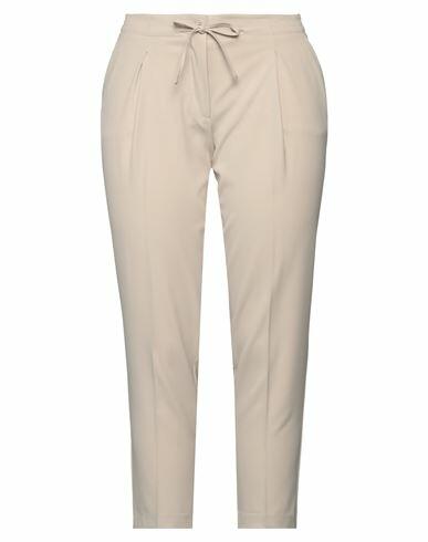 Mr Massimo Rebecchi Woman Pants Beige Polyester, Elastane Cover