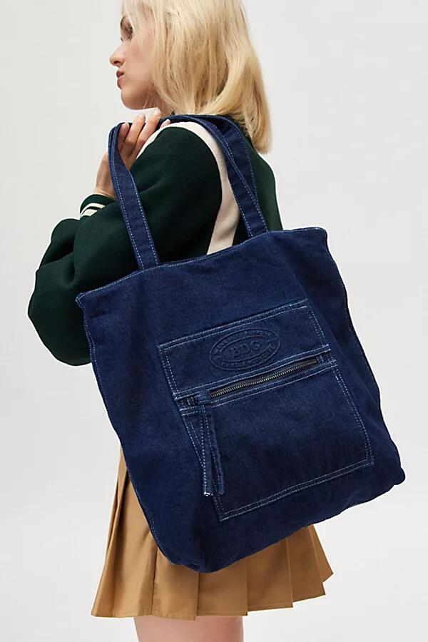 BDG Washed Denim Tote Bag in Raw Denim Cover