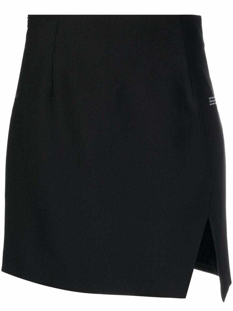 Off-White high-waisted mini skirt - Black Cover