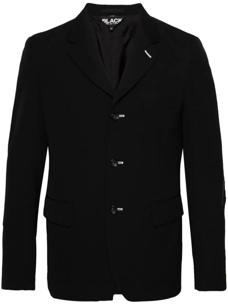 Black Comme Des Garçons ripped wool blazer Cover