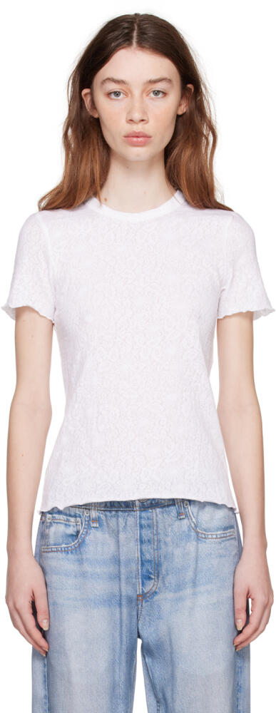 rag & bone White Gemma T-Shirt Cover