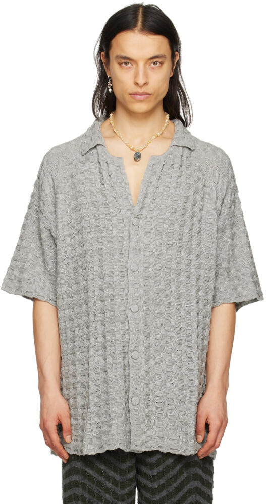 Isa Boulder SSENSE Exclusive Gray Shirt Cover