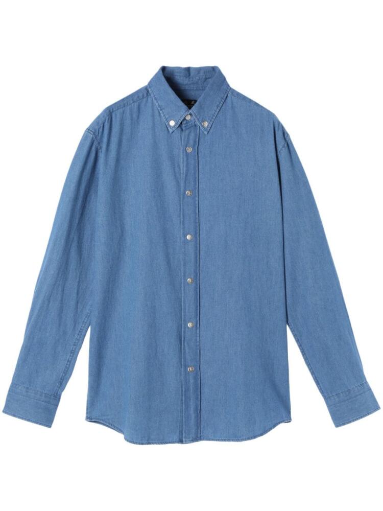 agnès b. Barack denim shirt - Blue Cover