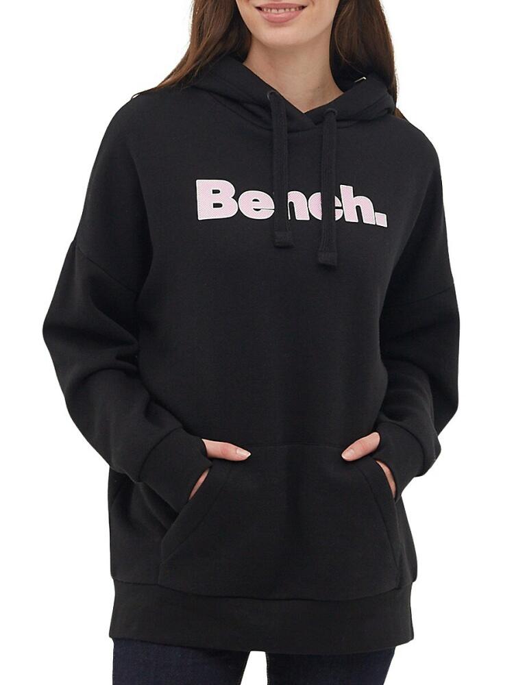 Bench. Women's Dayla Logo Oversized Hoodie - Black Cover