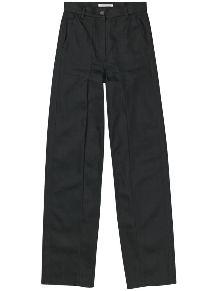 Cecilie Bahnsen Sixta high-rise straight-leg jeans - Black Cover