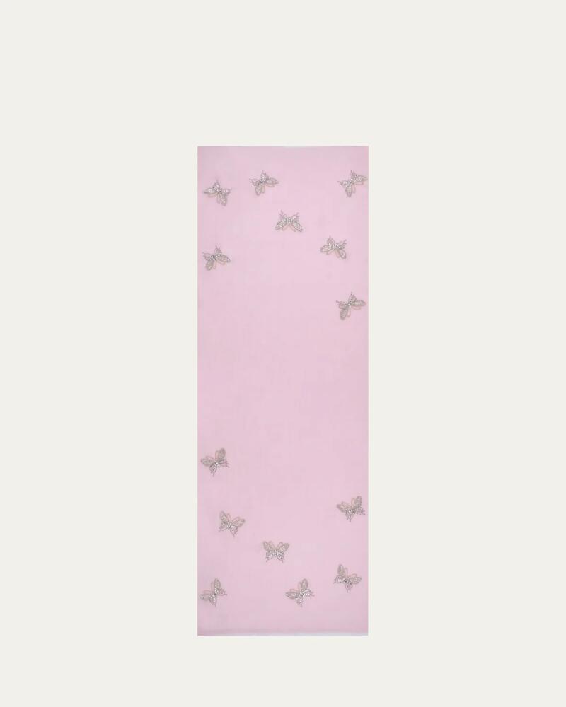 Janavi India Butterfly Cashmere Scarf Cover