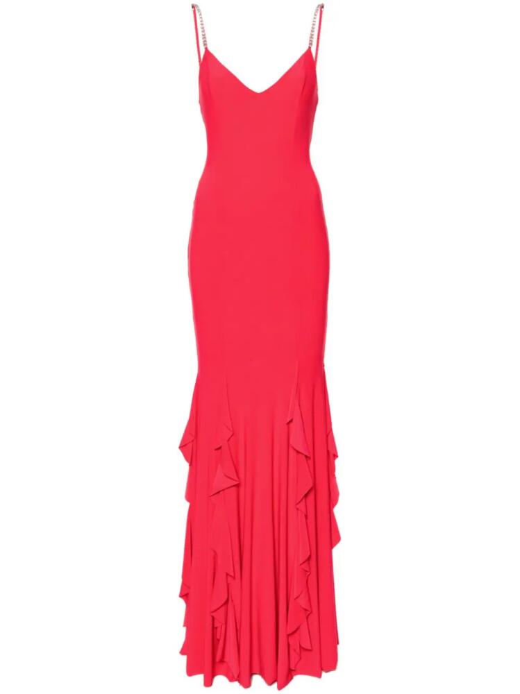 NISSA crystal-embellished maxi dress - Red Cover