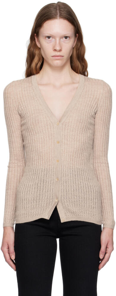 Gabriela Hearst Beige Emma Cardigan Cover