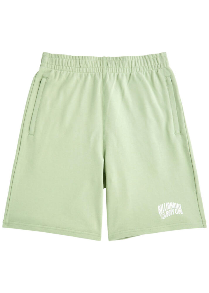 Billionaire Boys Club Arch Logo Printed Cotton Shorts - Green Cover