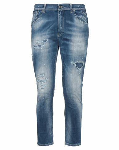 Dondup Man Jeans Blue Cotton, Recycled polyester, Lyocell, Elastane Cover