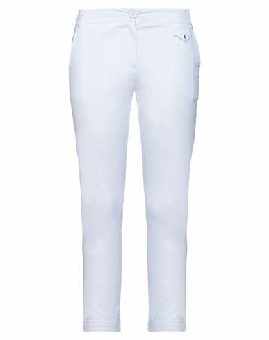 Patrizia Pepe Woman Pants White Cotton, Polyamide, Elastane Cover