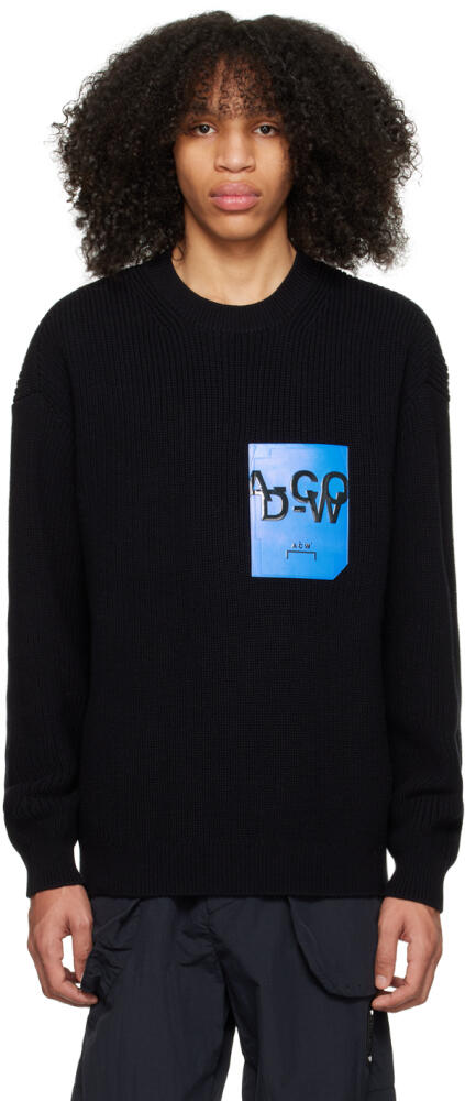 A-COLD-WALL* Black Patch Pocket Sweater Cover