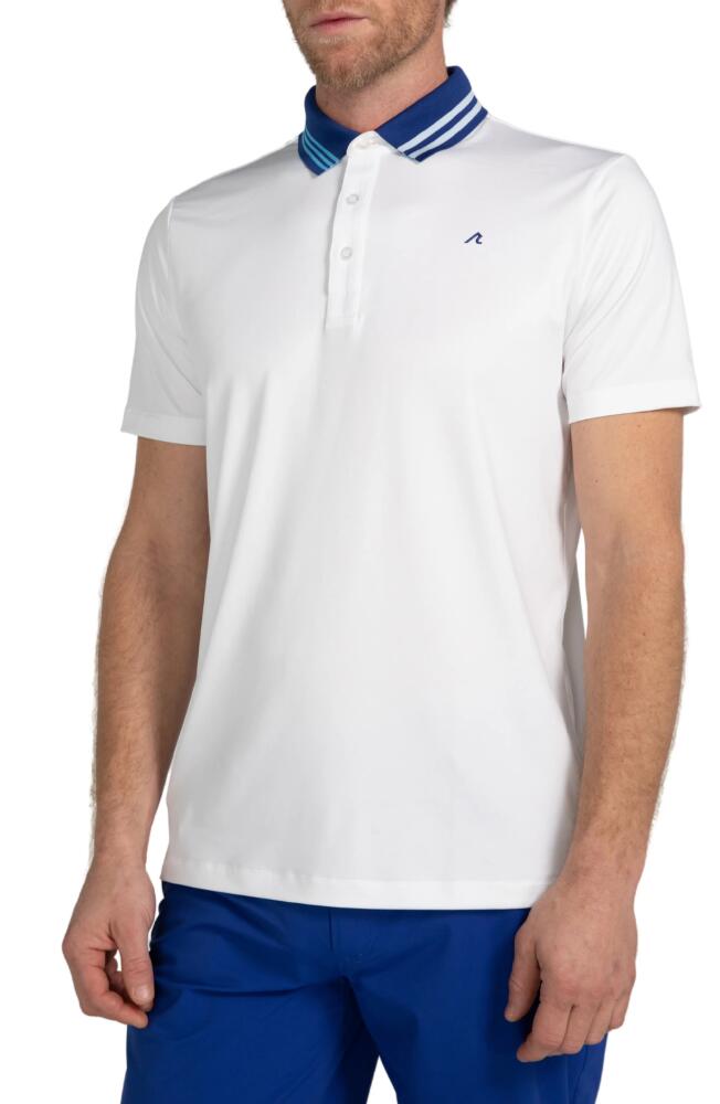 Redvanly Harley Solid Tipped Polo in Bright White Cover