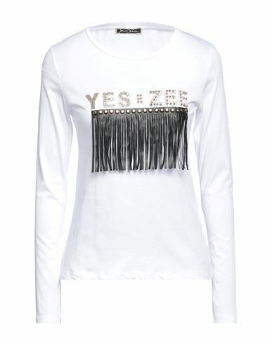 Yes Zee By Essenza Woman T-shirt White Cotton Cover