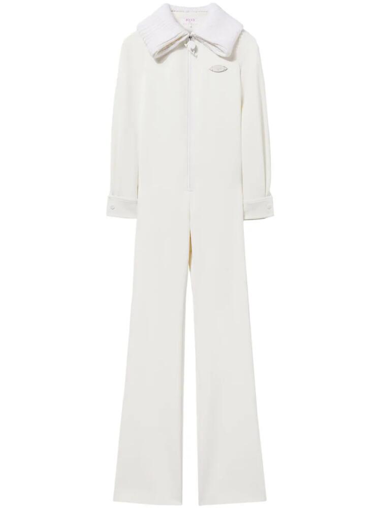 PUCCI logo-plaque jumpsuit - White Cover