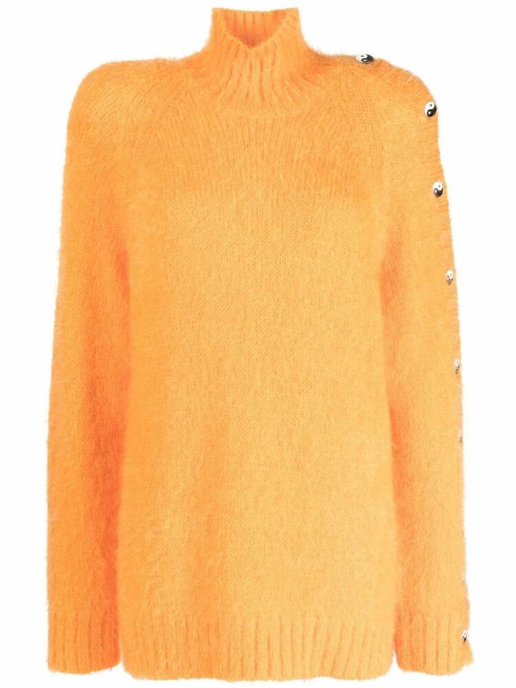 ROTATE BIRGER CHRISTENSEN Yin Yang Buttoned Knitted sweater - Orange Cover