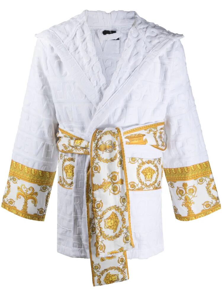 Versace I Love Baroque short robe - White Cover