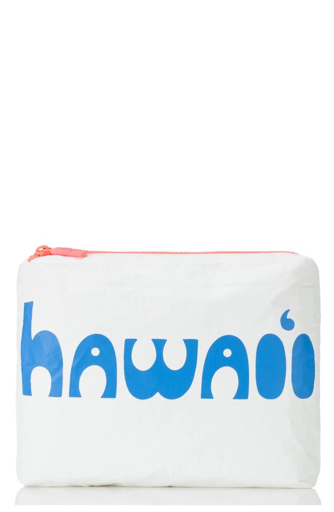 Aloha Collection Small Water Resistant Tyvek® Zip Pouch in Cerulean Cover