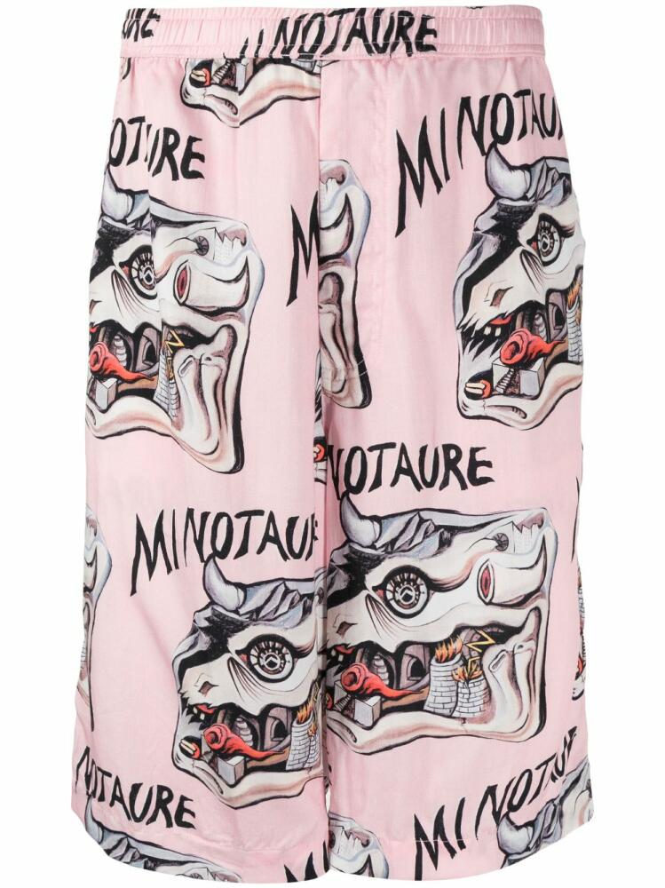 Endless Joy "Minotaure" bermuda shorts - Pink Cover