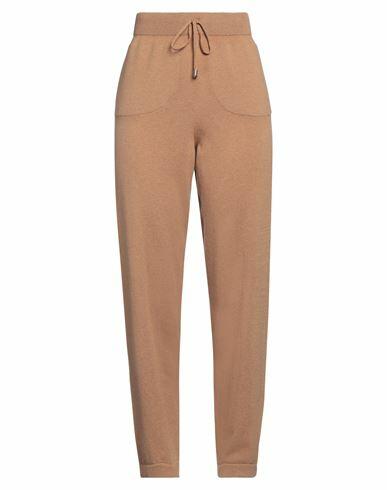 Barba Napoli Woman Pants Camel Virgin Wool, Viscose, Cashmere Cover