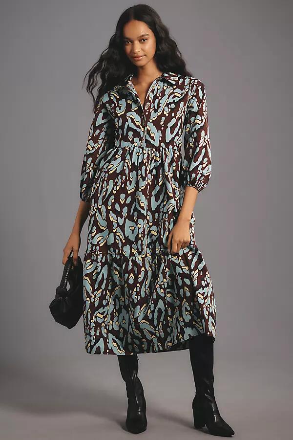 The Bettina Tiered Shirt Dress by Maeve Cover