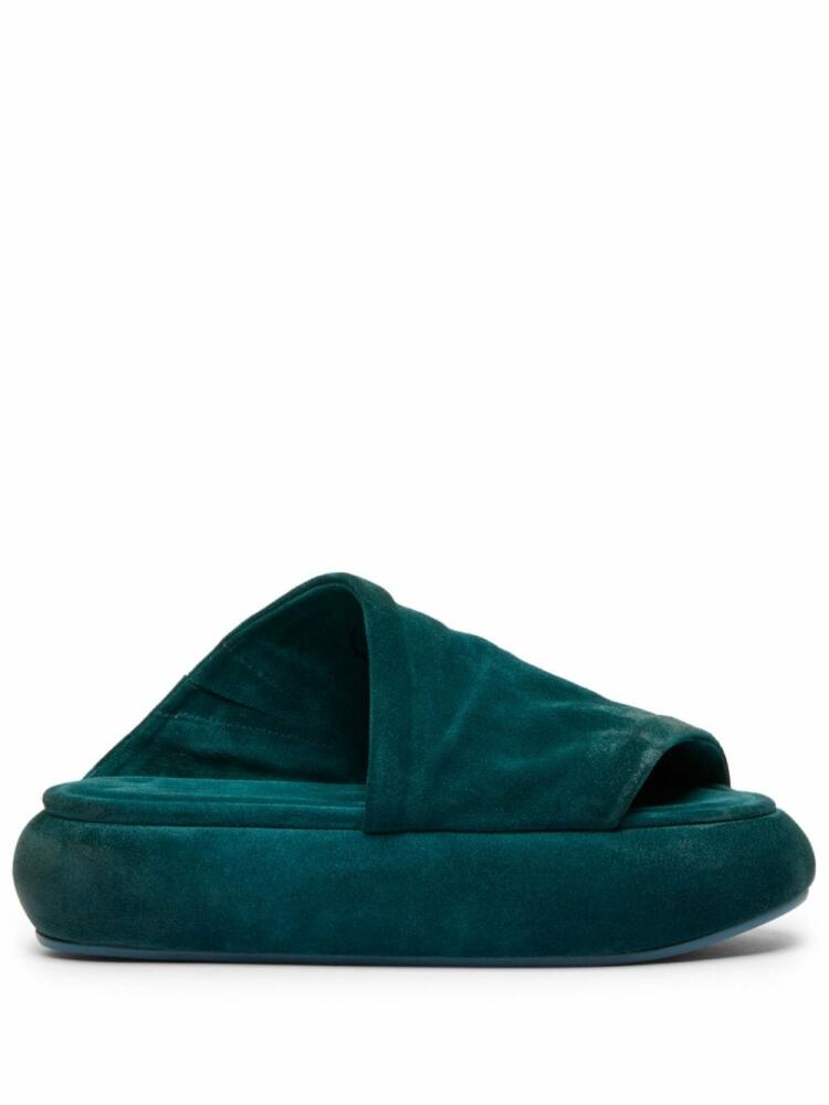 Marsèll Ciambellona suede mules - Green Cover