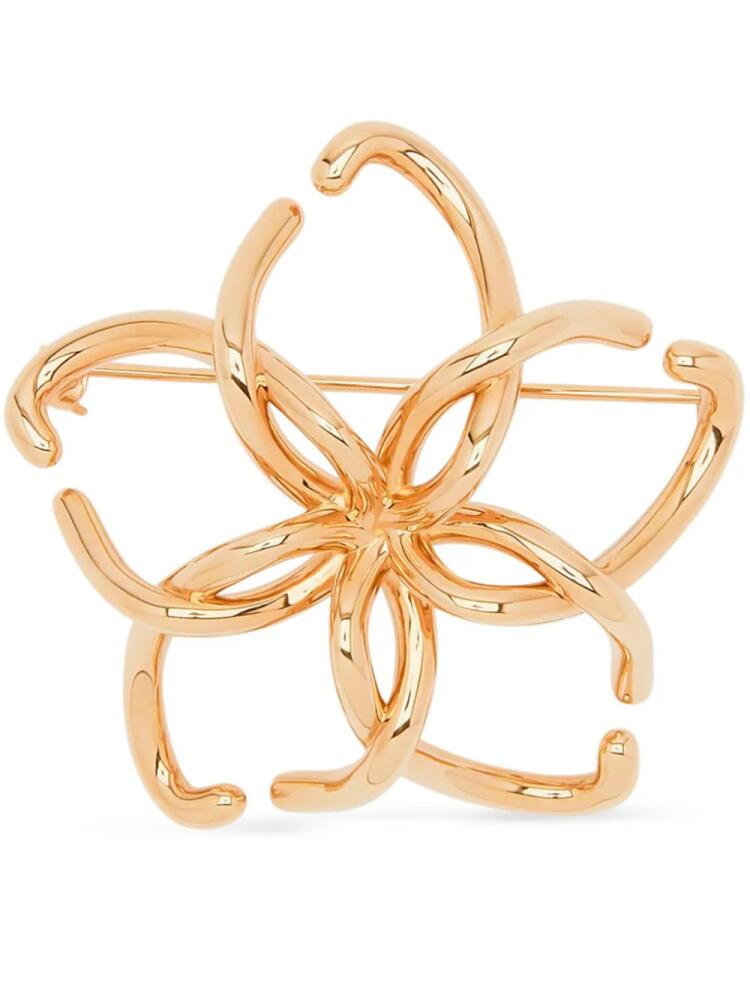 Oscar de la Renta O Flower brooch - Gold Cover