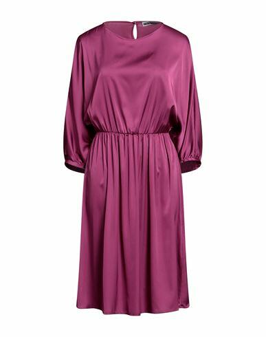 Biancoghiaccio Woman Mini dress Mauve Polyester, Elastane Cover