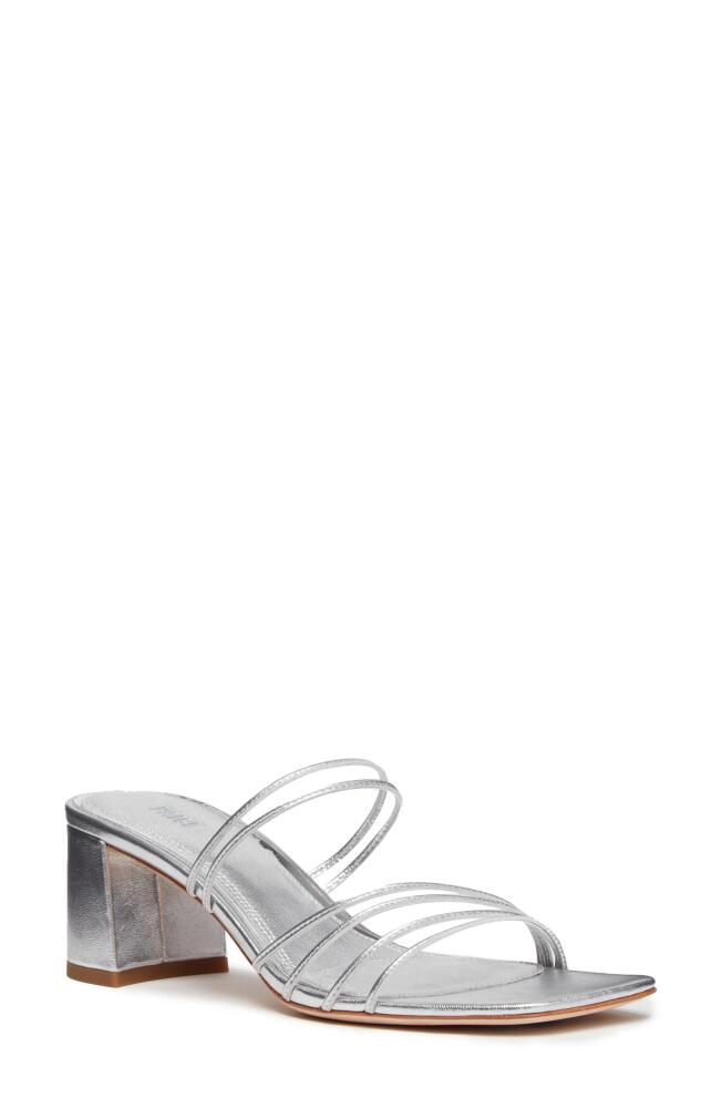 PAIGE Esme Slide Sandal in Silver Cover