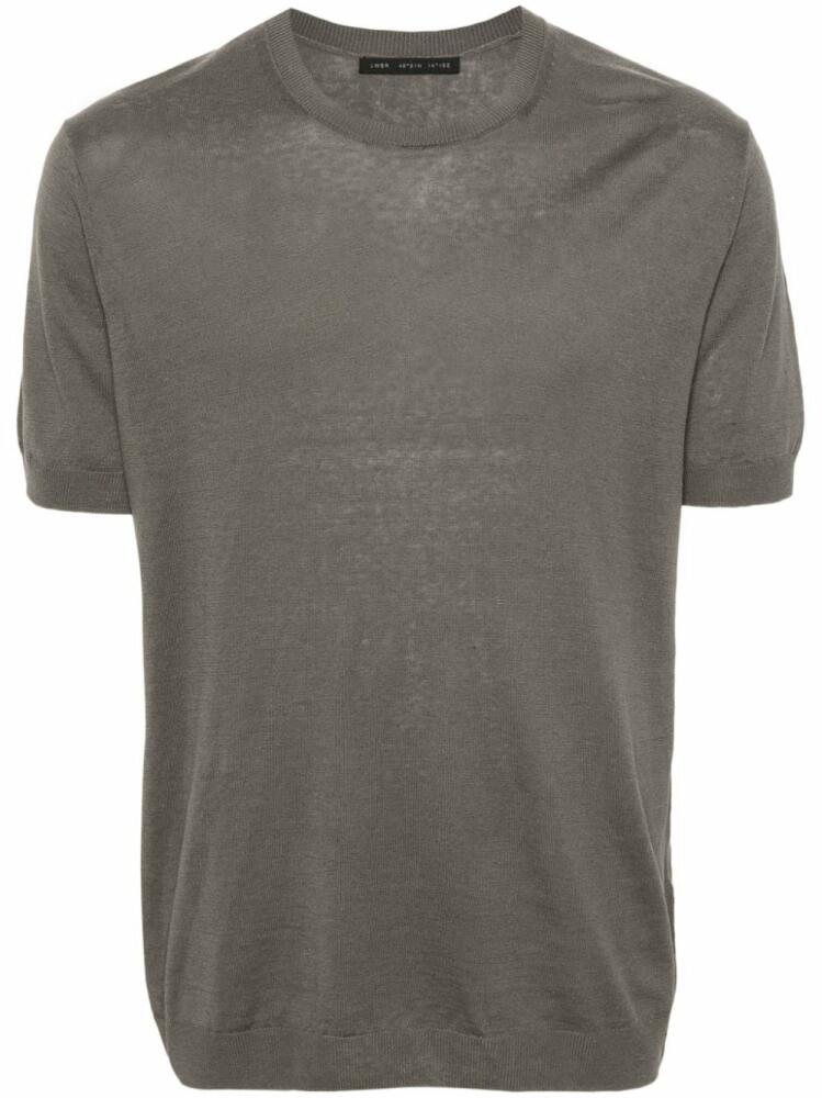 Low Brand short-sleeve knitted T-shirt - Grey Cover