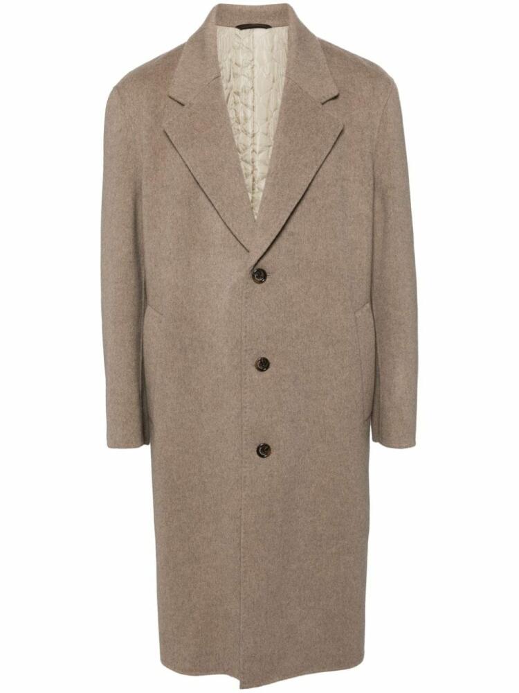 Man On The Boon. wool-blend single-breasted coat - Neutrals Cover