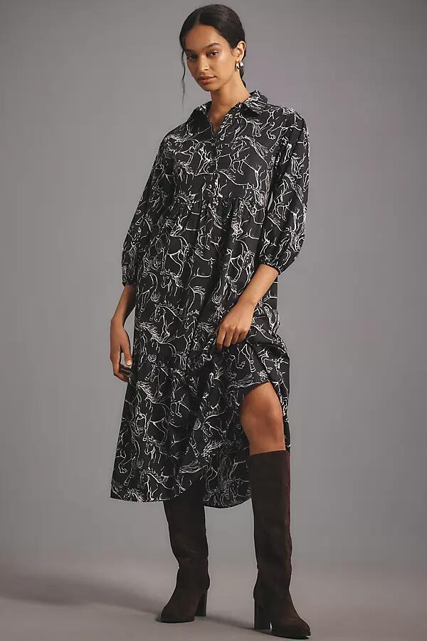 The Bettina Tiered Shirt Dress by Maeve Cover