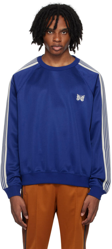 NEEDLES Blue Track Sweatshirt Cover