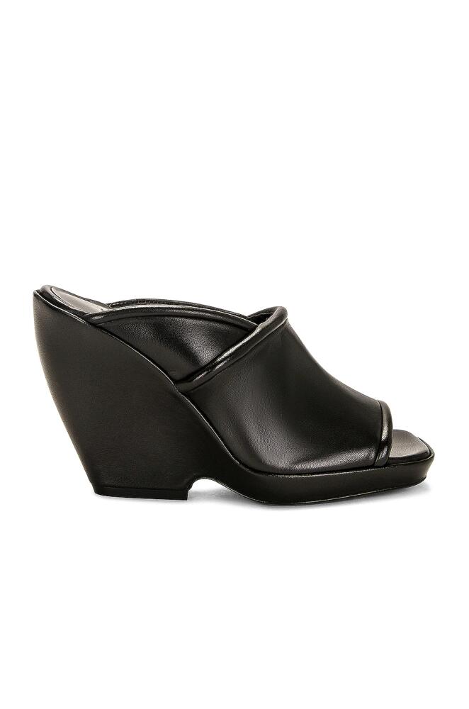 KHAITE Stagg Heel Sandals in Black Cover