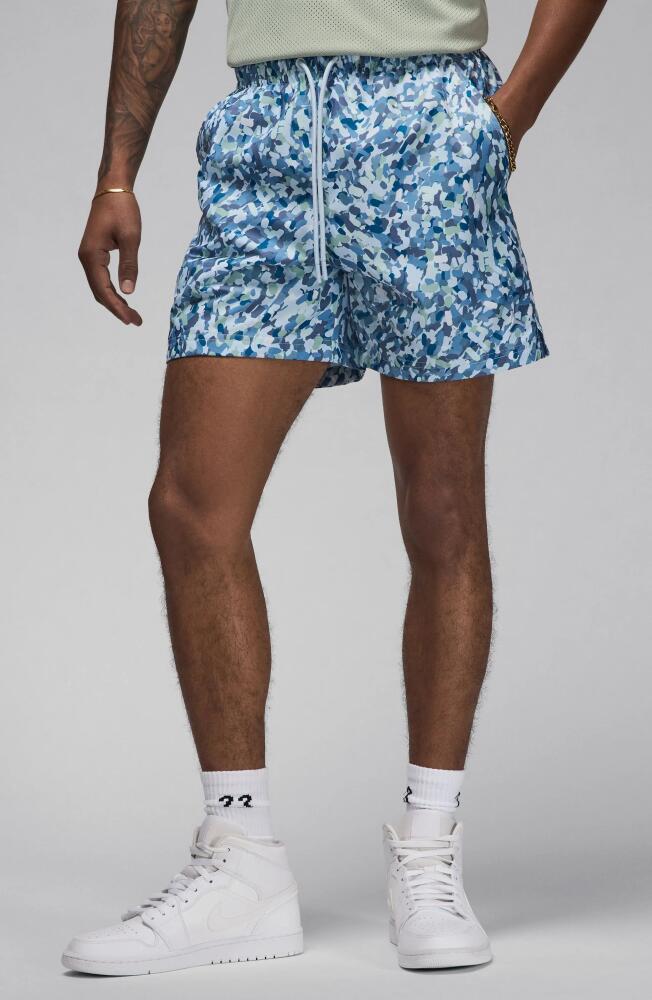 Jordan Poolside Twill Shorts in Blue Tint/White Cover