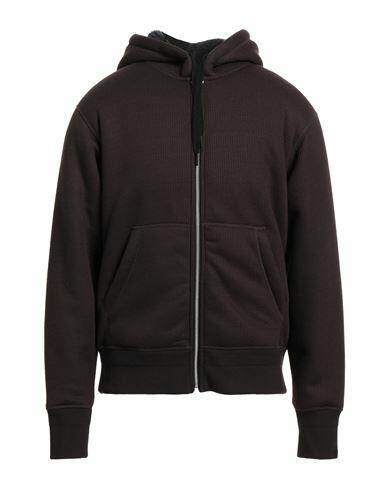 Rag & Bone Man Sweatshirt Dark brown Polyester Cover