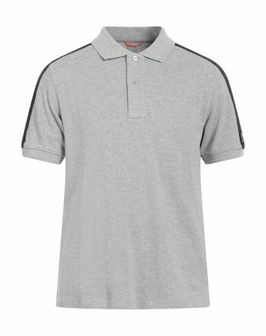 Parajumpers Man Polo shirt Grey Cotton Cover