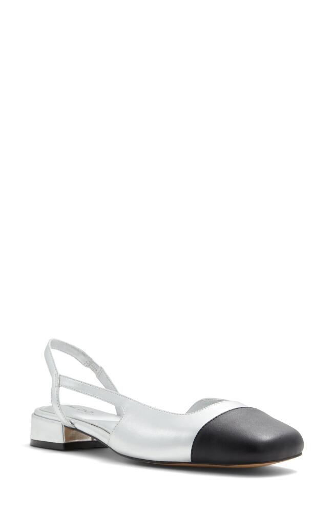 ALDO Amandine Slingback Flat in Silver Cover