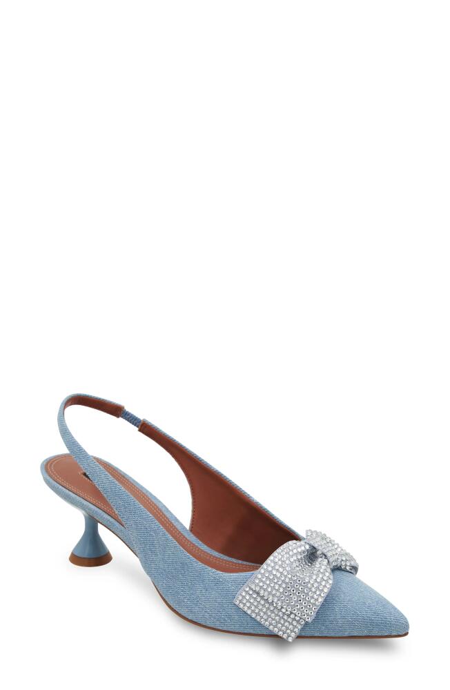 bcbg Archie Pointed Toe Slingback Pump in Denim Cover