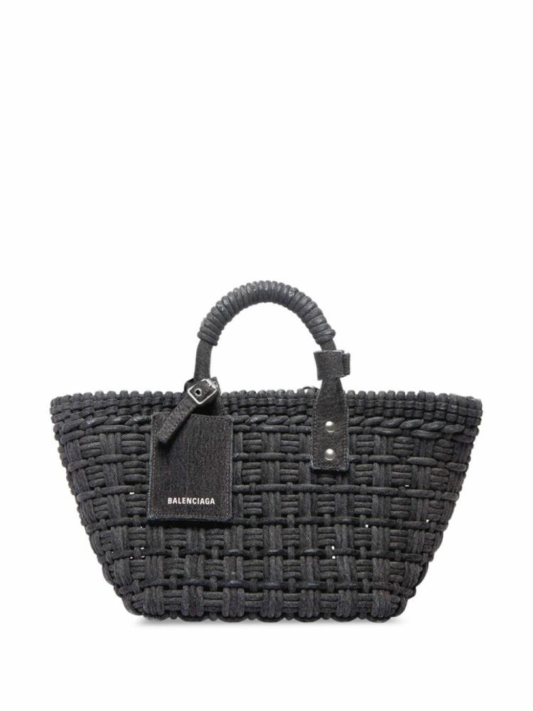 Balenciaga mini Bistro Basket tote bag - Black Cover